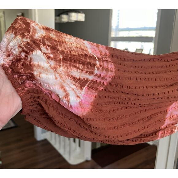 THE ODELLS ANTHROPOLOGIE Tie Dye Serena Top Lidia Maxi Skirt 2 Piece Set Sz XL - Picture 2 of 15